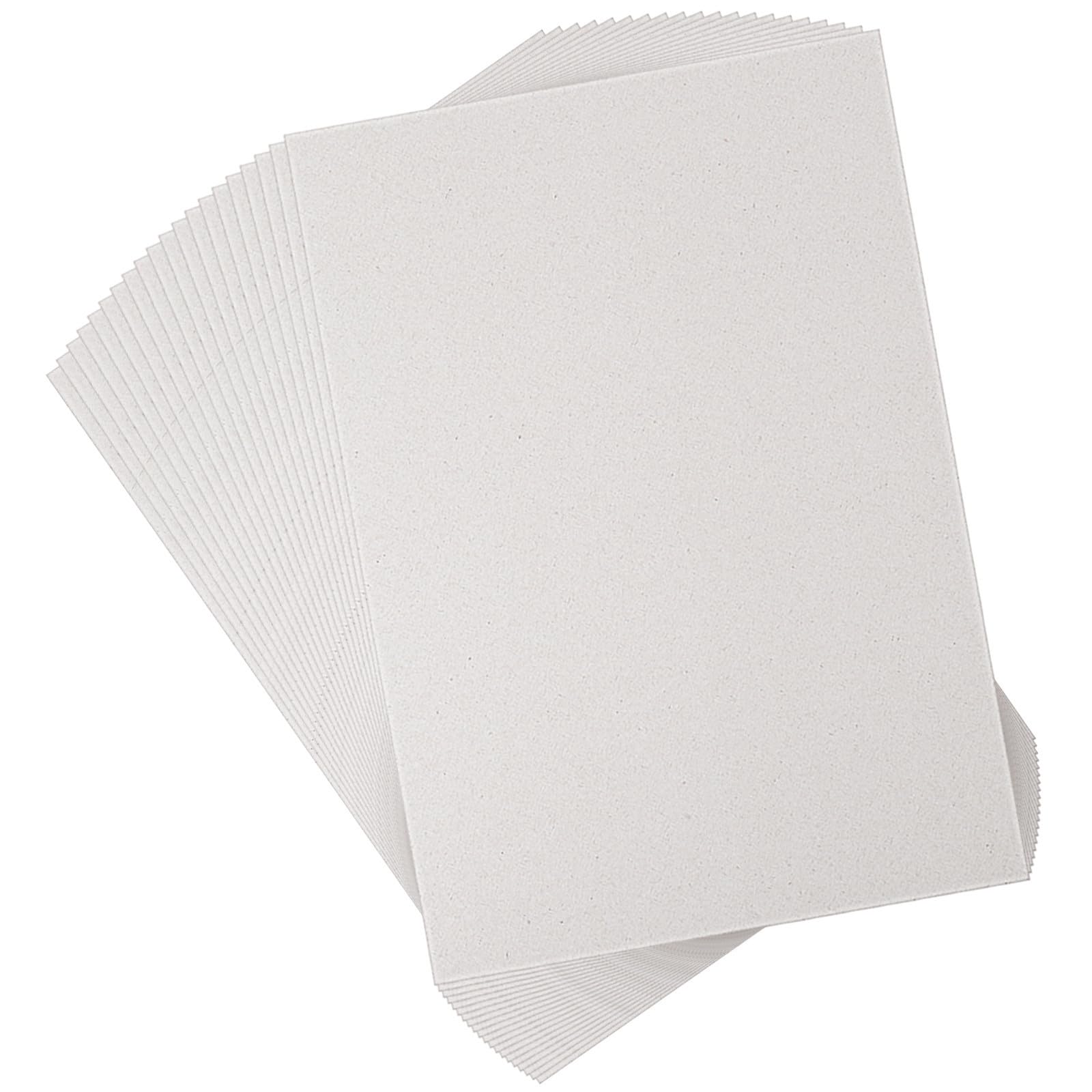 Cartoncino Grigio Rinforzato 20 Fogli di Carta Resistente ad Alta Compressione 20 Fogli Formato A4 per Scrapbooking e Progetti DIY