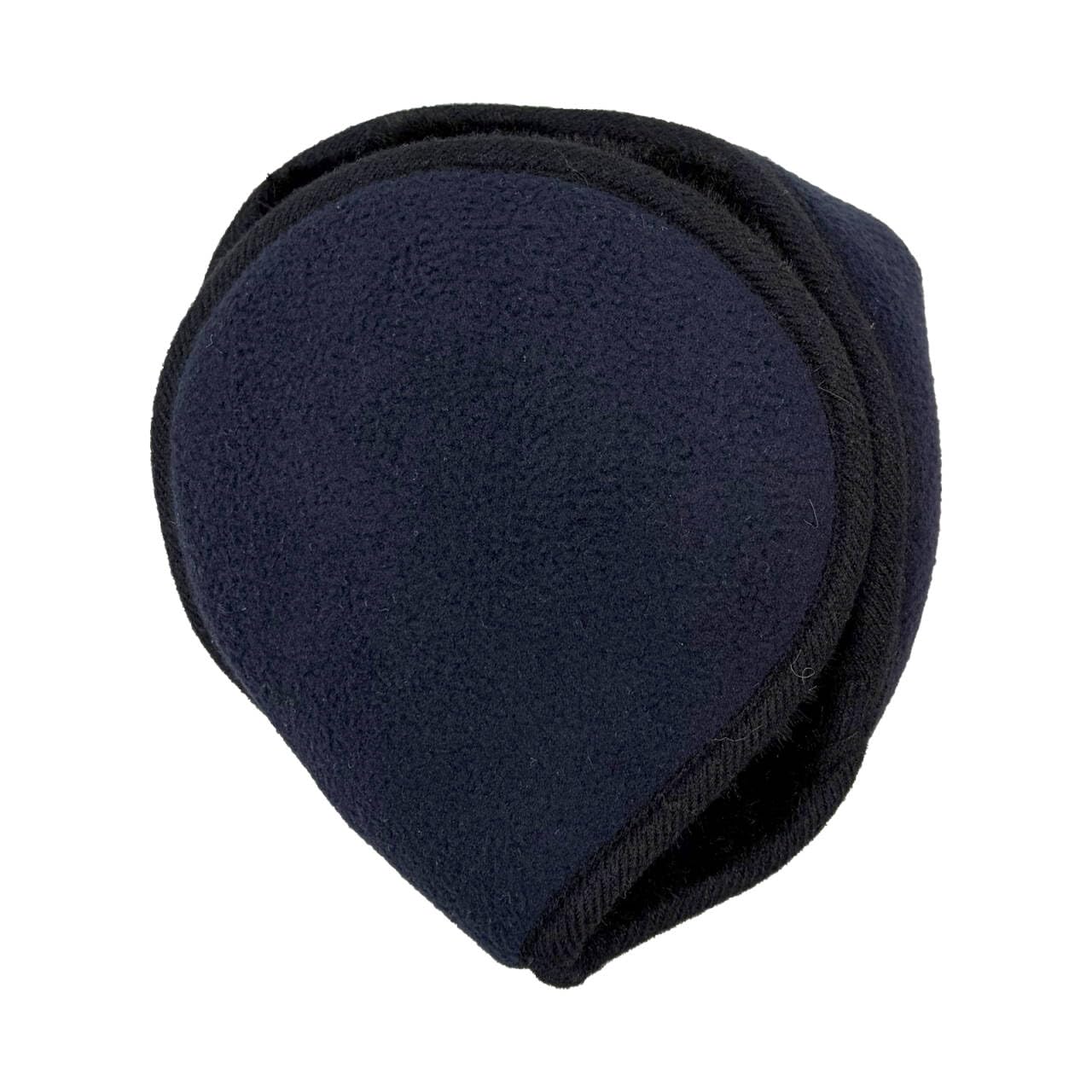 Winter Earmuffs for Men, Large, Foldable, Polar Fleece, Ear Warmers for Women, Adjustable Earmuffs for Outdoor Activities, navy, L