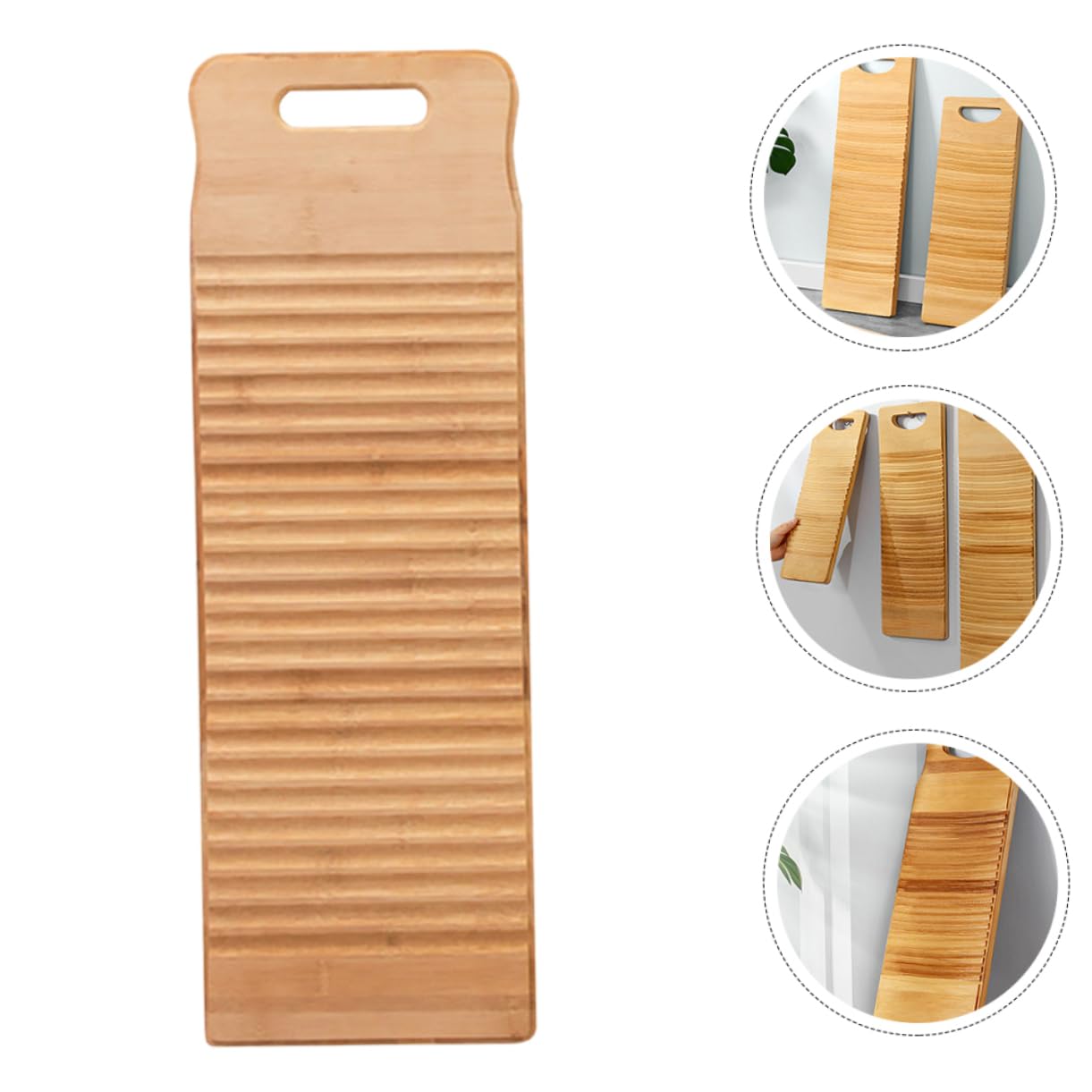 Tabla Cm de Madera Engrosada 8 de Ropa, 50x18x1 Lavar