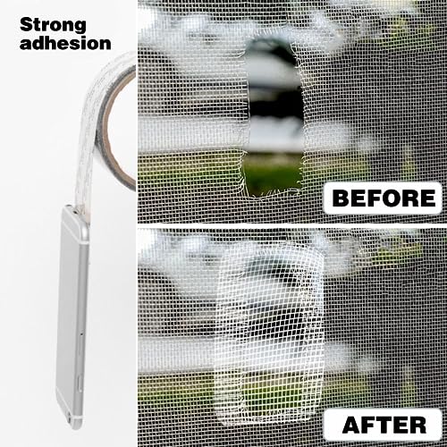 Fliegengitter Reparatur Set Fliegengitter Reparatur Klebeband Reparaturband Für Moskitonetz Fliegengitter Klebeband Für Reparatur Fenster Tür Insektenschutz Träne Löcher,5Cmx5M(Weiss)