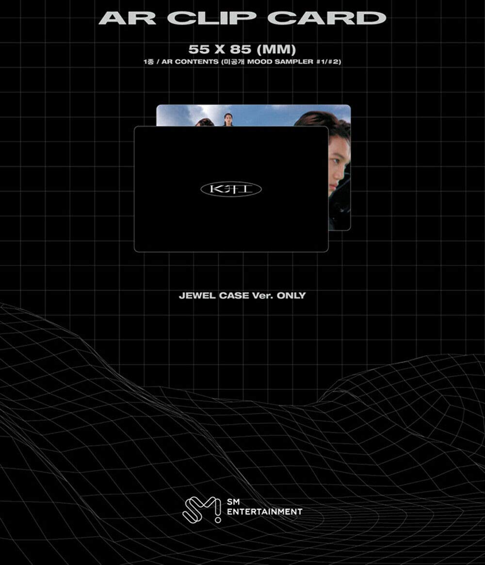EXO KAI [KAI] 1st Mini Album JEWEL CASE [A + B + C] 3 VER SET. 3ea CD+3ea Lyrics(each 8p)+3ea AR Photo Card+3ea AR Clip Card+TRACKING CODE K-POP SEALED