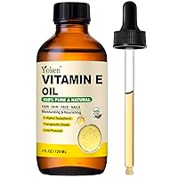 Vista 8 de Aceite de Vitamina E de 16 onzas líquidas, aceite orgánico de vitamina E para la piel, aceites vitamínicos a granel para rostro, fórmula líquida