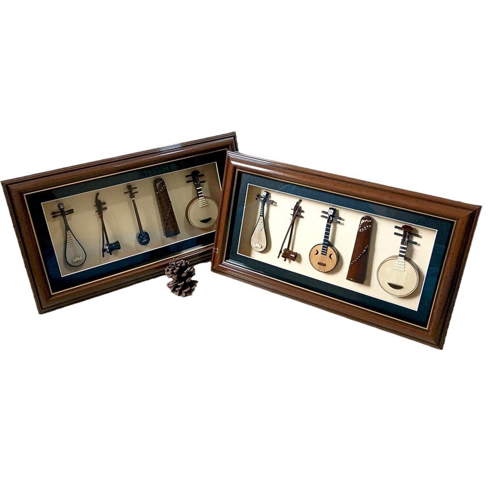 Zestaw miniaturowych ozdób instrumentów muzycznych(Sanxian style)