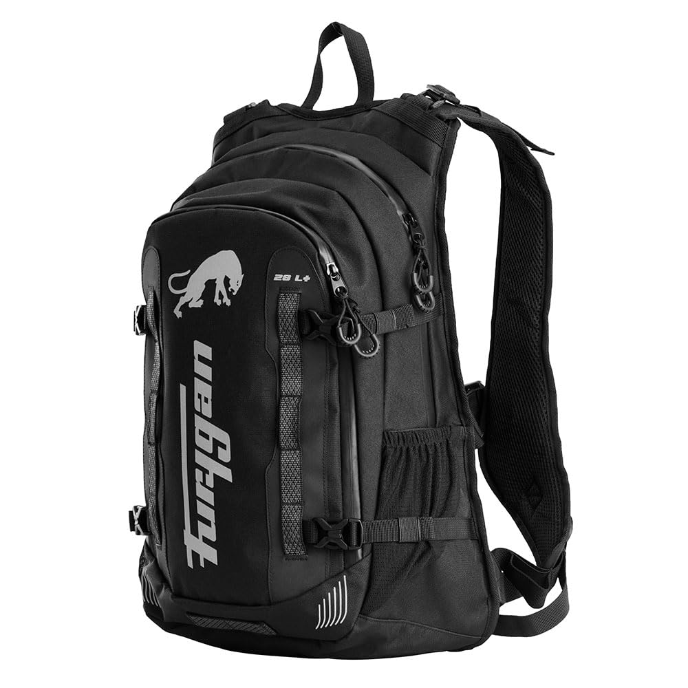 Furygan ADV 28L+ - Zaino Moto 28 Litri - Impermeabile, Tasca PC 15" - Compatibile Airbag - Con spallacci