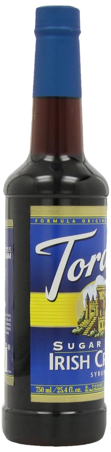 Torani Sugar-Free Syrup, Irish Cream, 25.4-Ounce Bottles (Pack of 3)
