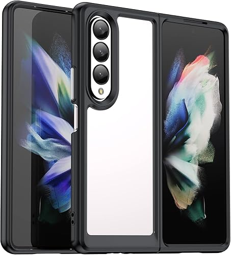 Ahonest Funda para Samsung Galaxy Z Fold 5 Funda delgada a prueba de caídas protege de caídasarañazoshuellas Funda protectora delgada de TPU de