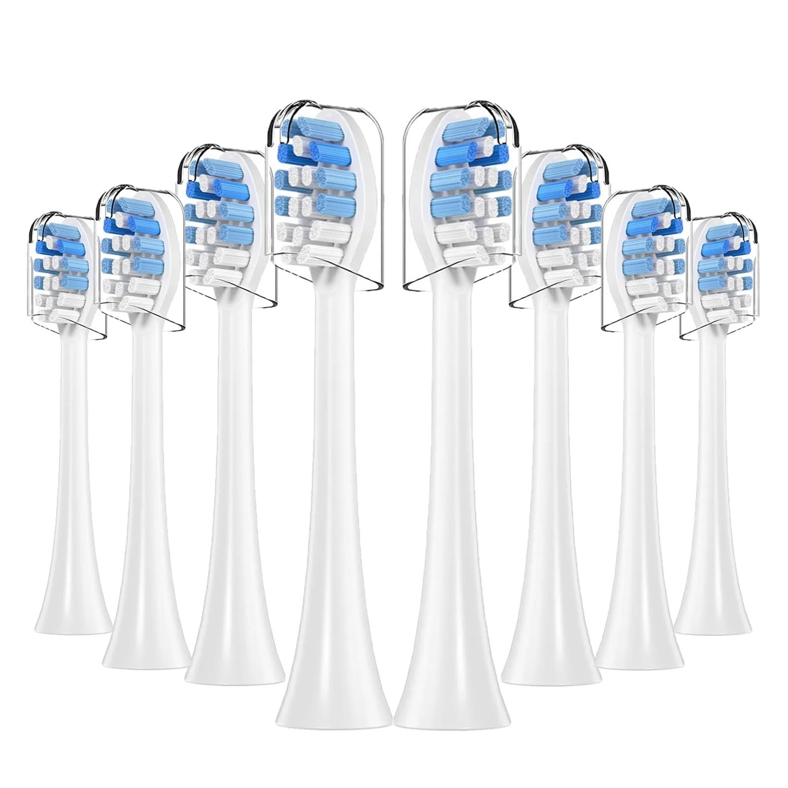 Cabezal De Cepillo De Repuesto, Compatible Con PH,4100 5100 6100 9023 | Cerdas de alta densidad: más cerdas brindan una cobertura más amplia(8pcs Blue)