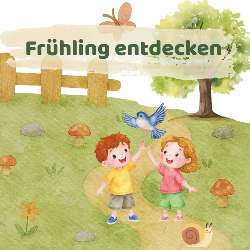 Frühling entdecken: Mal– und Beschäftigungsbuch für Kinder von 3–6 Jahren – Rätsel, Spiele & kreative Frühlingsideen