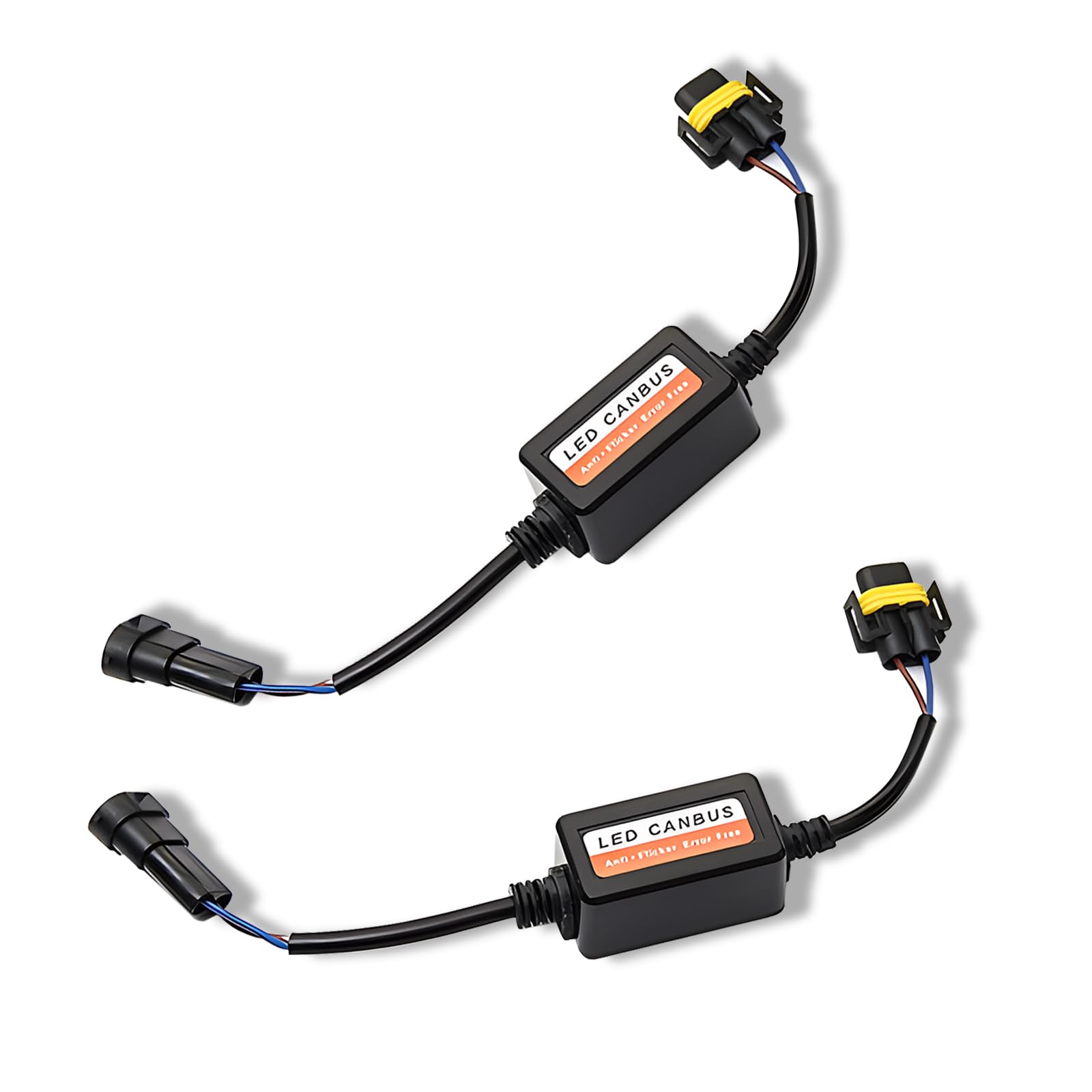 Zeathery H11/H8/H9 LED Bulb Failure Decoder, Wire-free Plug-in Anti-flicker Radio Stereo LED Filter Driver, Repair Modification Accessories, Universal