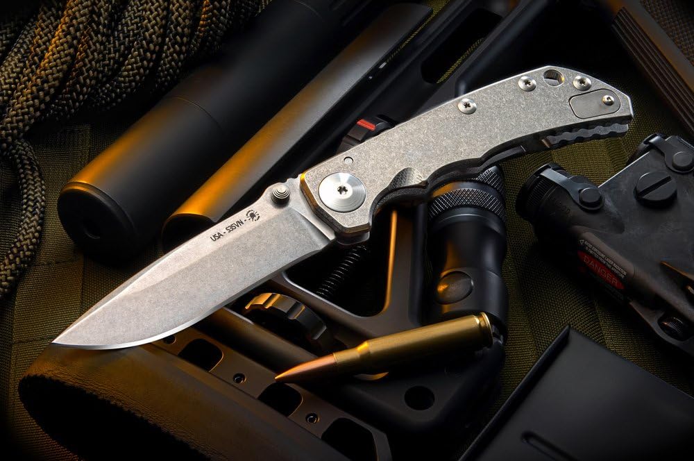 Spartan Blades Spartan Harsey Folding Knife Stone Washed SF5SW