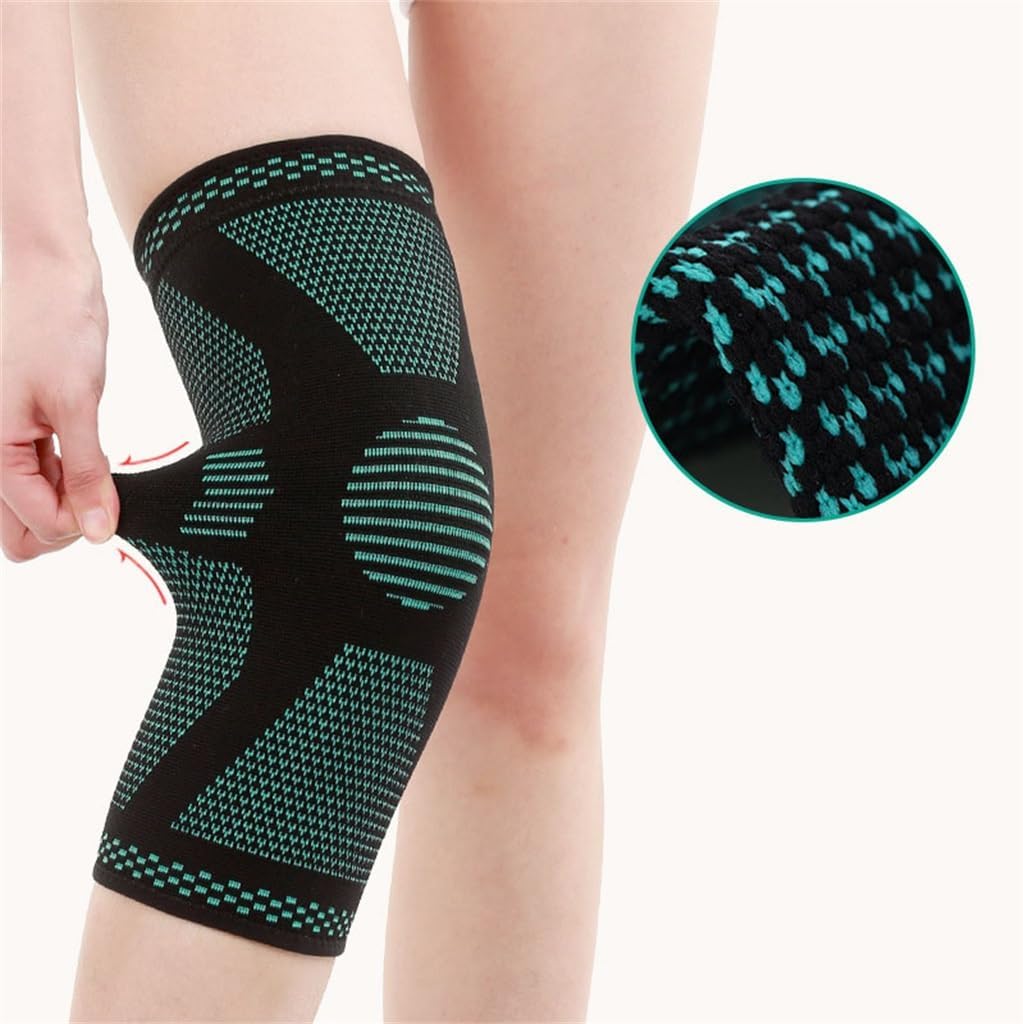 Knitted Nylon Sports Knee Pads for Men and Women Running Fitness Outdoor Hiking Warm