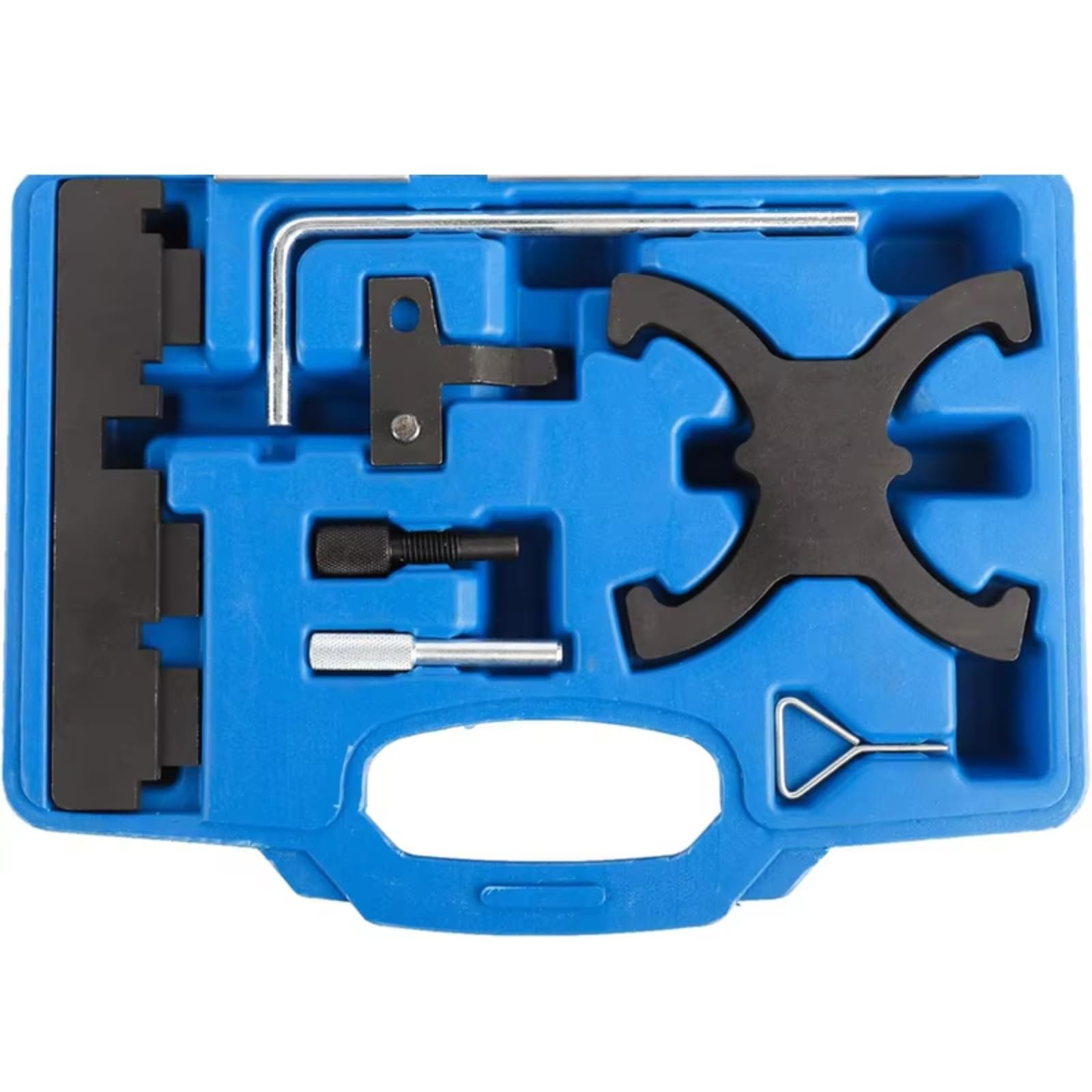 Kit Messa in Fase Compatibile Con Ford Per Fiesta 1995-2020 7 Pezzi Kit Attrezzi Per La Fasatura Dell'albero A Camme Motore Bloccaggio Tenditore Della Cinghia Distribuzione