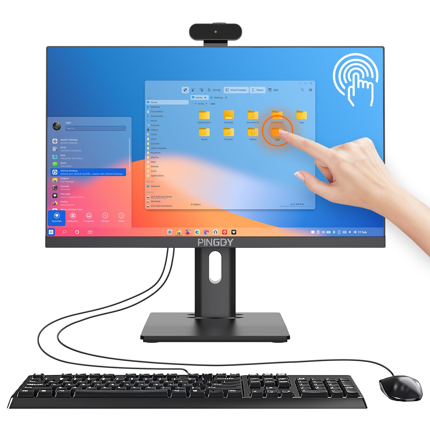 Amazon.com: PINGDY 23.8” All-in-One Desktop Computer