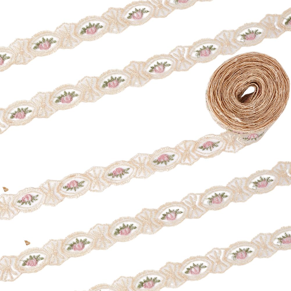 Ruban dentelle beige 27m : finissez vos décors sans manquer de fil