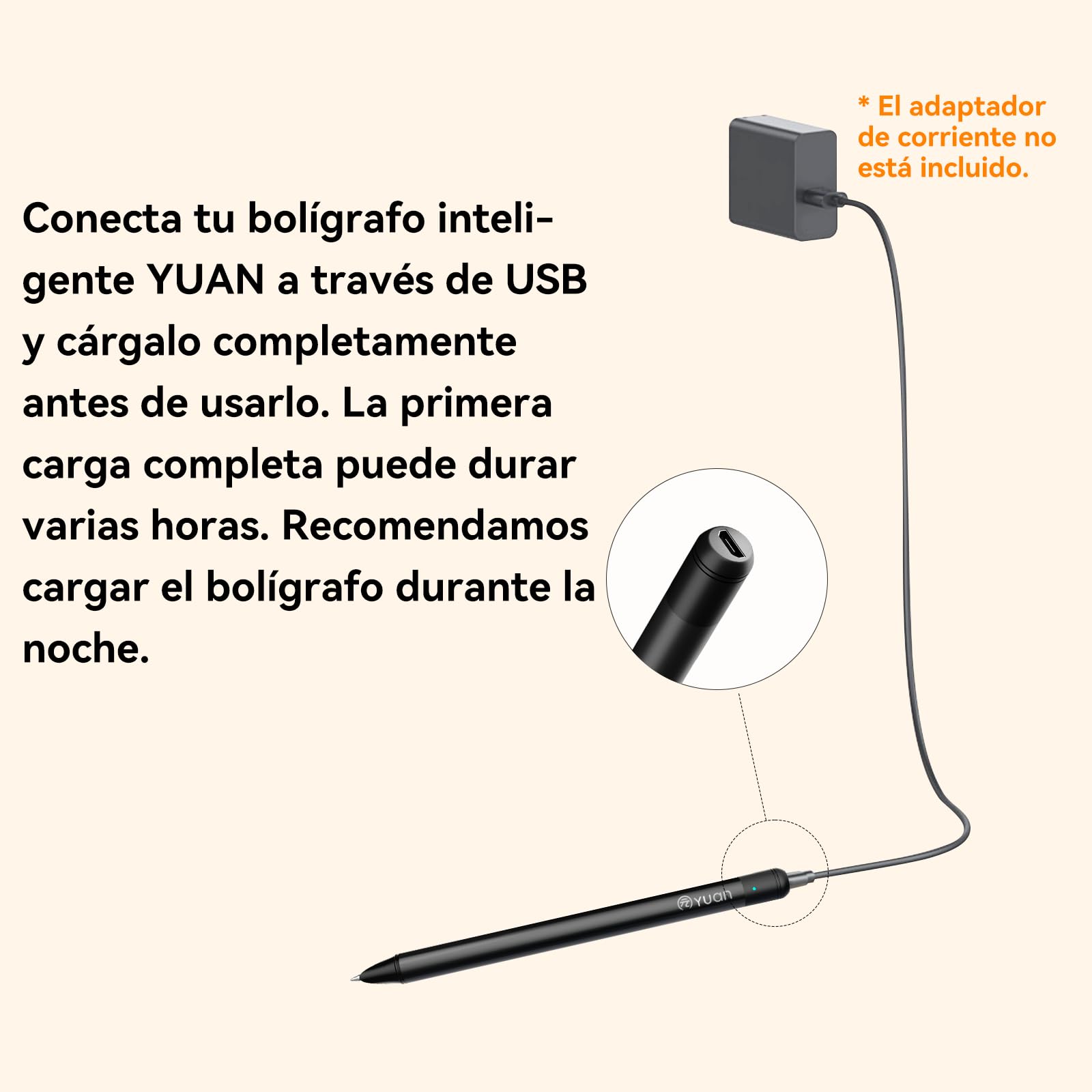 Yuan Cuaderno Digital Inteligente Bolígrafo Set, Carnet Libreta Intelligent | admite Sync. y Partage en Tiempo Real, Escritura Inteligente para Tomar Notas y Bocetos para Android/iOS (13*21cm)