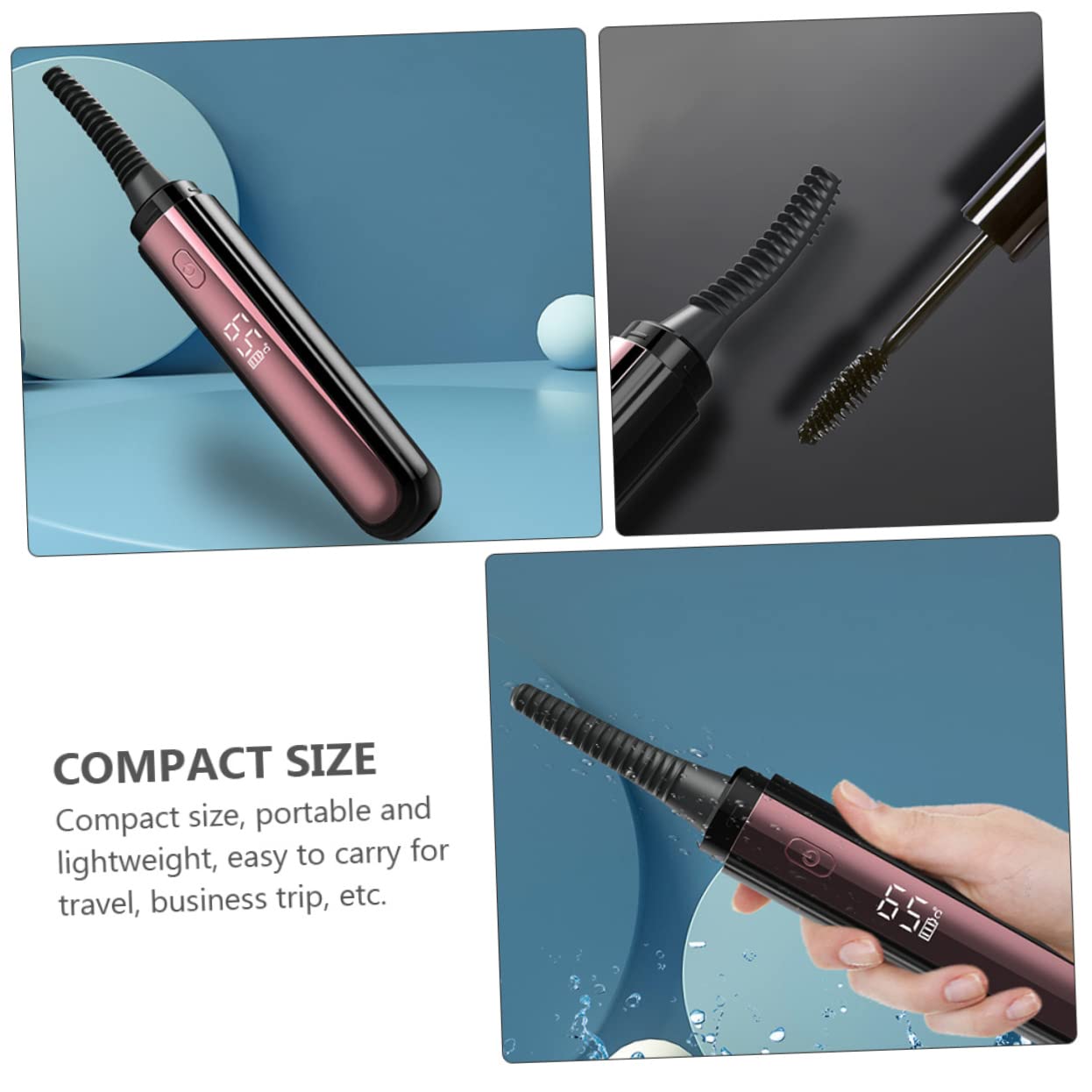 Encrespador De Pestañas Térmico Diseño Seguro y Duradero Para Mujeres y Niñas
