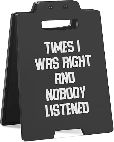 Miniatura 17 de Divertido letrero de escritorio de oficina, decoración sarcástica de cubículo para compañero de trabajo, jefe, empleado, regalo de broma para