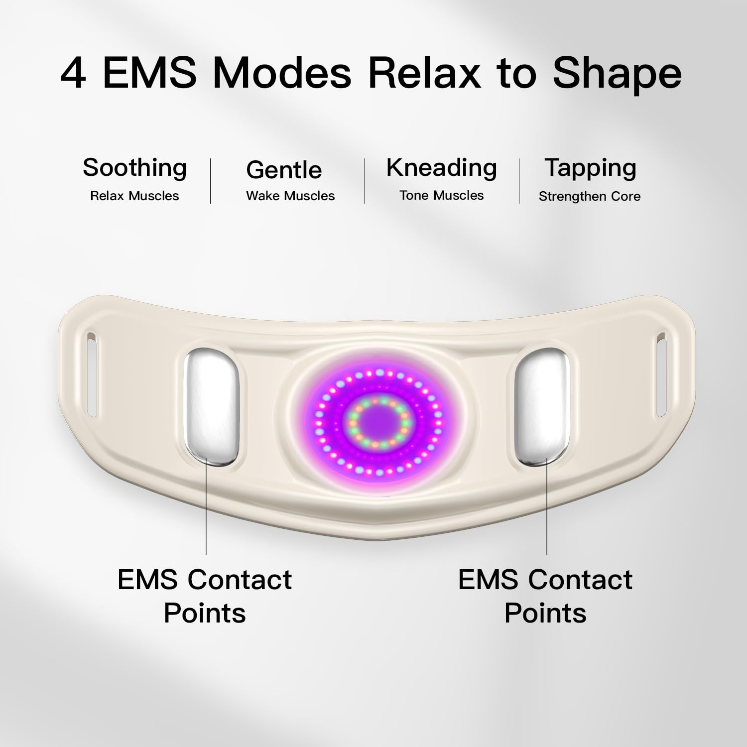 MEGELIN EMS Bauchtrainer, EMS Toning Gürtel Für Muskelaufbau, Bauchtrainer - Stimulationsgerät Bauch Muskeln - Bauchmuskeltrainer für Männer und Frauen