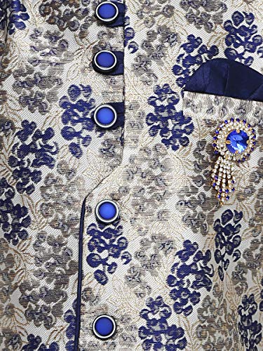 Image of AJ DEZINES Kids Indo Western Sherwani Set For Boys