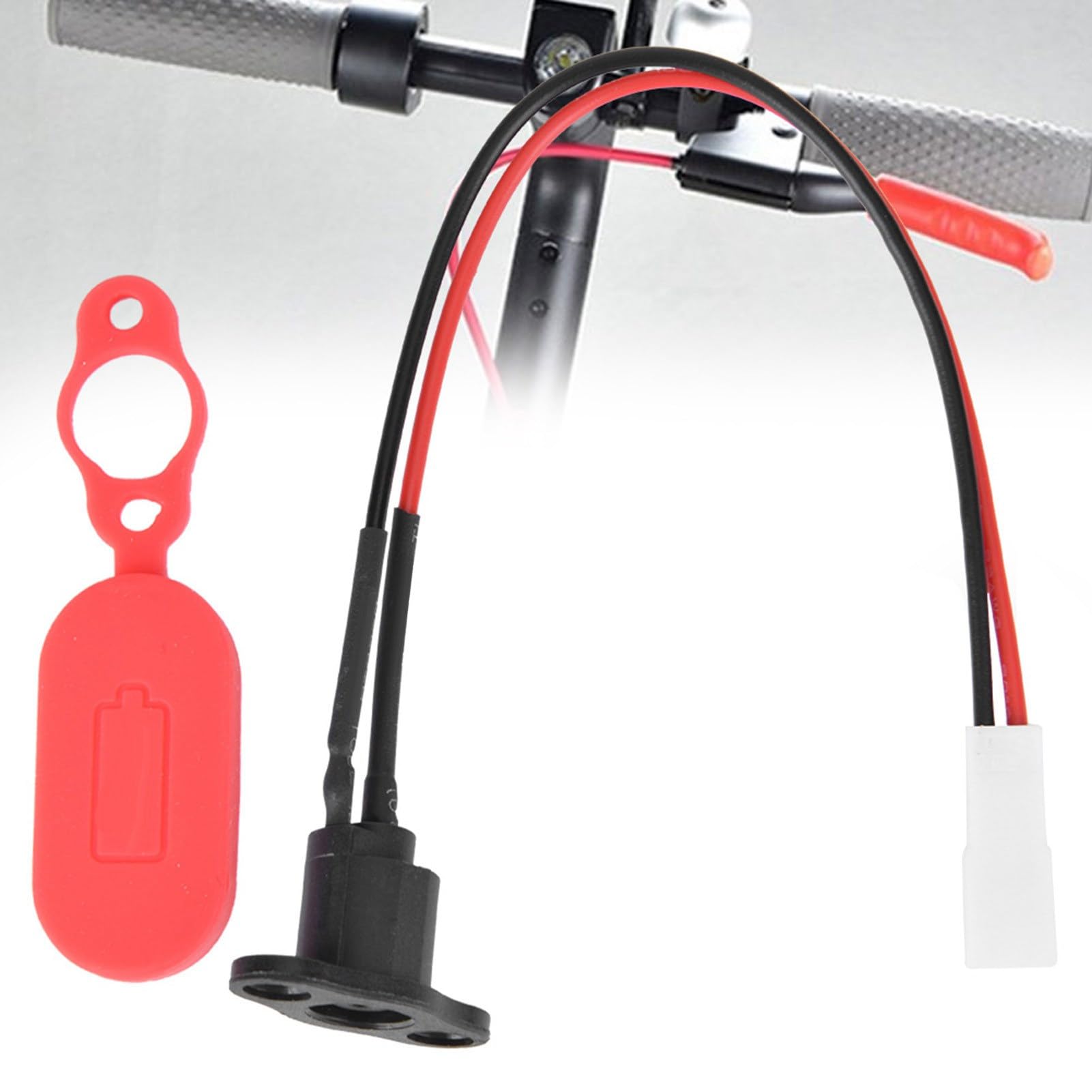 Bediffer Silikonowy Port ładujący wodoodporność M365 Electric Scooter Akcesoria Protect Protect Monitor Deszcz dla Jeźdźców na Zewnątrz