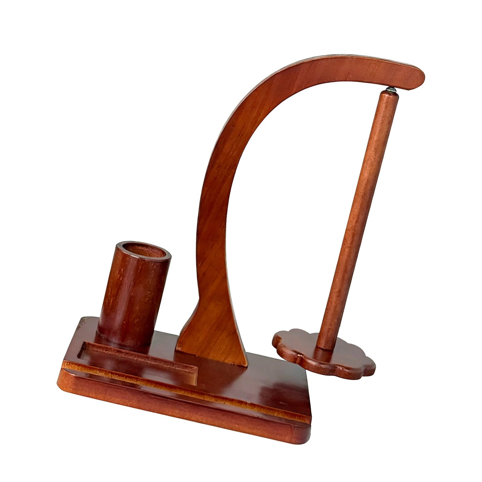 Limtula Brown Wood Yarn Organizers Base Secure For Knitting Sewing Projects Portable Addition Portable Craft
