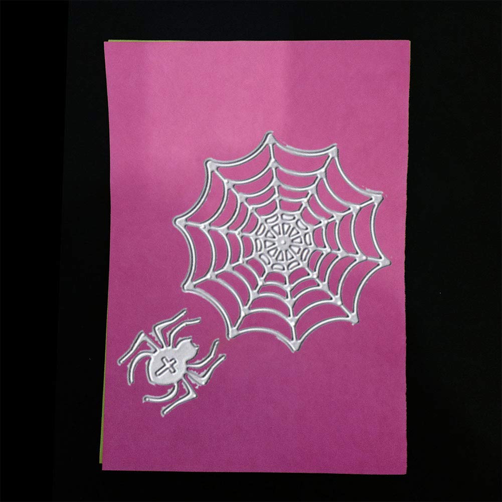 ORIGACH Halloween Thema Clear Stempels en Matrijzen Set voor Kaarten Maken Halloween Heks Pompoen Ghost Zwarte Kat Siliconen Stempels Snijden Matrijzen voor DIY Scrapbooking Craft Wenskaart Decor