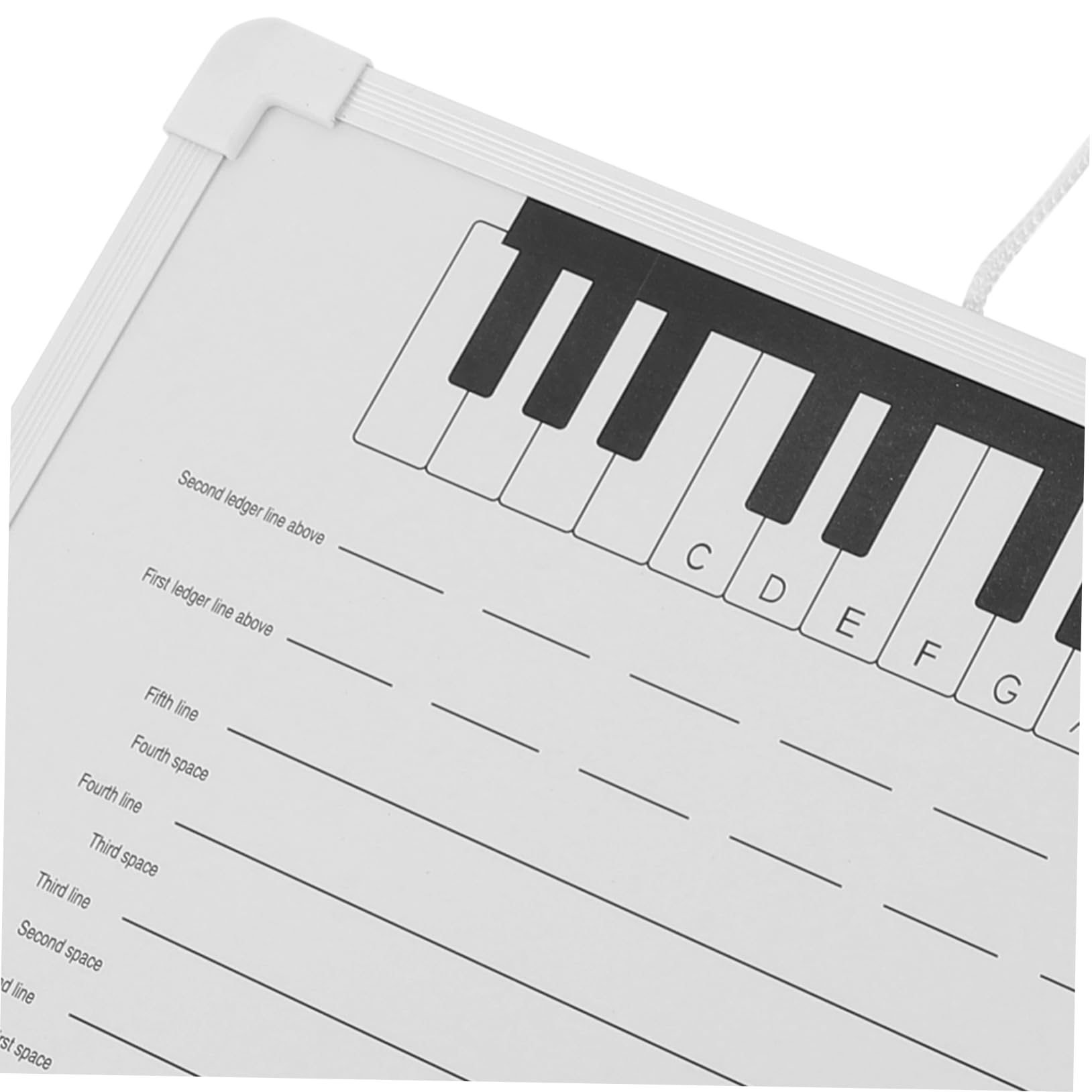 Lavagnetta Cancellabile per Personale Musicale, Plastico