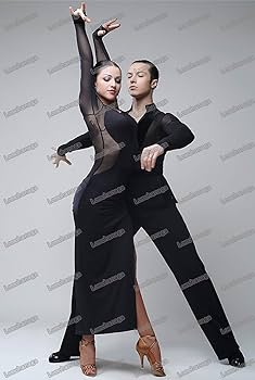 Amazon.co.jp: ラテン ダンス 衣装 男性社交ダンス衣装 ラテン 上着