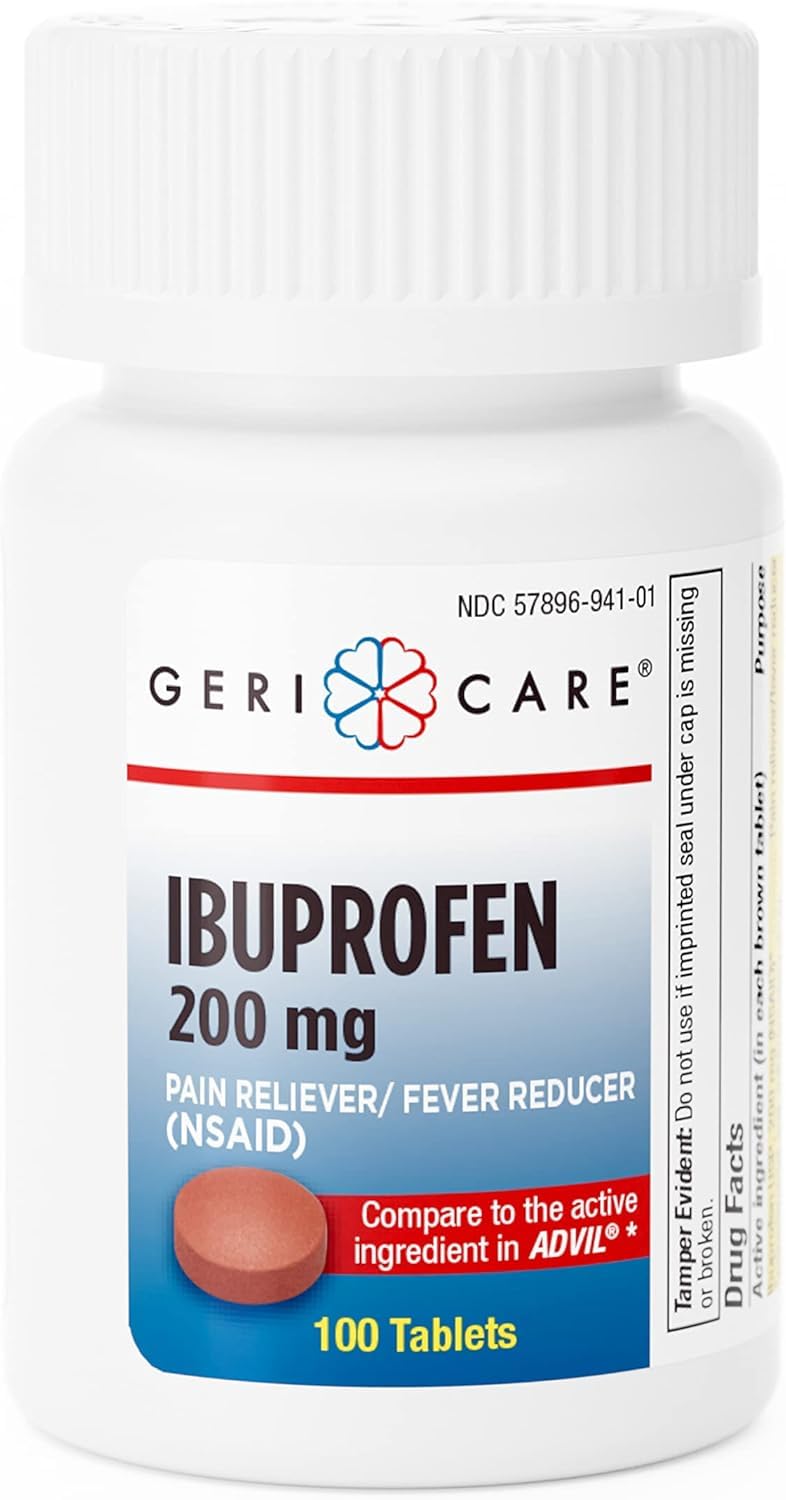 Geri Care IBUPROFEN Pain Relief Tablets (100 Count)
