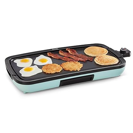 Dash Electric Pan- Aqua (Griddle- Aqua) - 1500 Watts, 31.75 Cm, 57.9 Cm