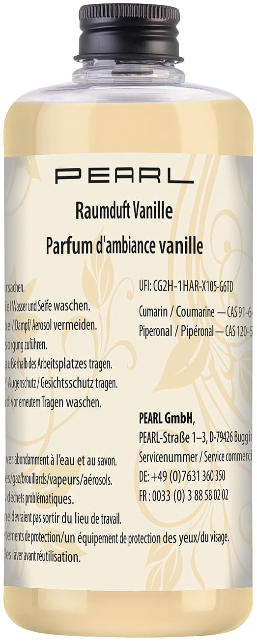 PEARL Raumduft Flüssigkeit: 4er-Set Raumduft-Nachfüllflaschen, 4 verschiedene Düfte, je 500 ml (Raumduftflaschen Nachfüllsets, Raumbeduftung Nachfüllflasche, Sauna)
