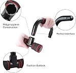 focus.ed Push Up Bar & Resistance Bands Set – Calisthenics & Fitness Equipment for Home Workouts – Workout Equipment Kit with 4 Strength Bands for Exercise, Training & Gym