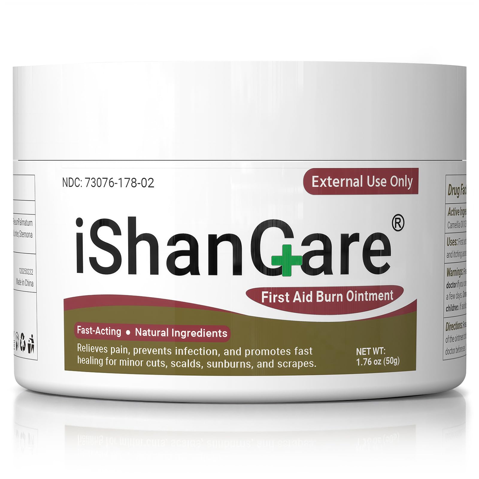 First Aid Burn Ointment with Camellia Oil