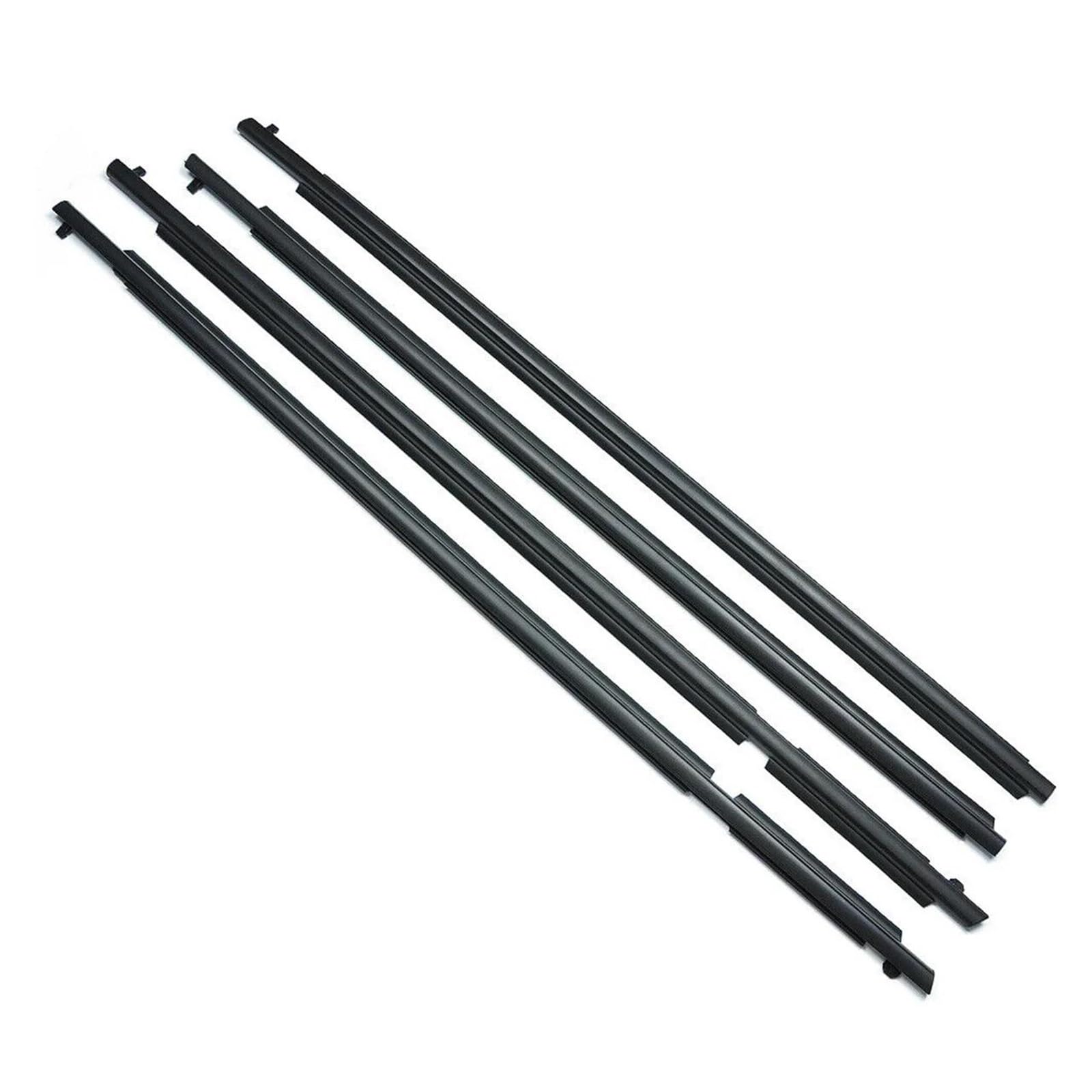 Jbpihzt One Color 4Pcs Car Outer Windows For Toyota For Rav4 Us 2006-2012 Weatherstrip Waterproof Pressure Strip Sealing Belt