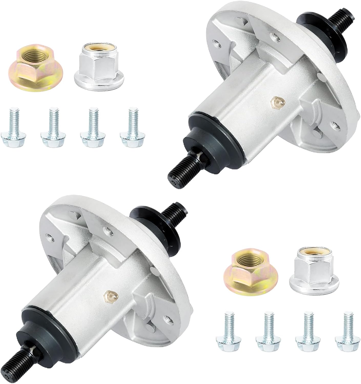 GY21098 Spindle Assembly Replaces GY21098, GY20962, GY20454, AUC15811, GY20867 Spindle Fits for John Dee re 42" 48" Lawn Mower Decks D105 D140 D110 L110 LA145 LA105 LA115 Spindle, 2 Pack