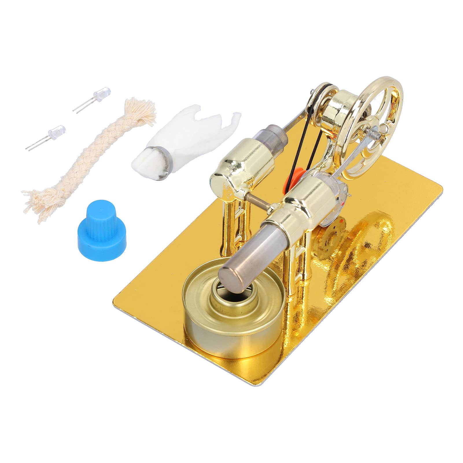 Fdit Mini Silnik Stirling Model, 16x8.8cm Zabawka Edukacyjna Dekoracja