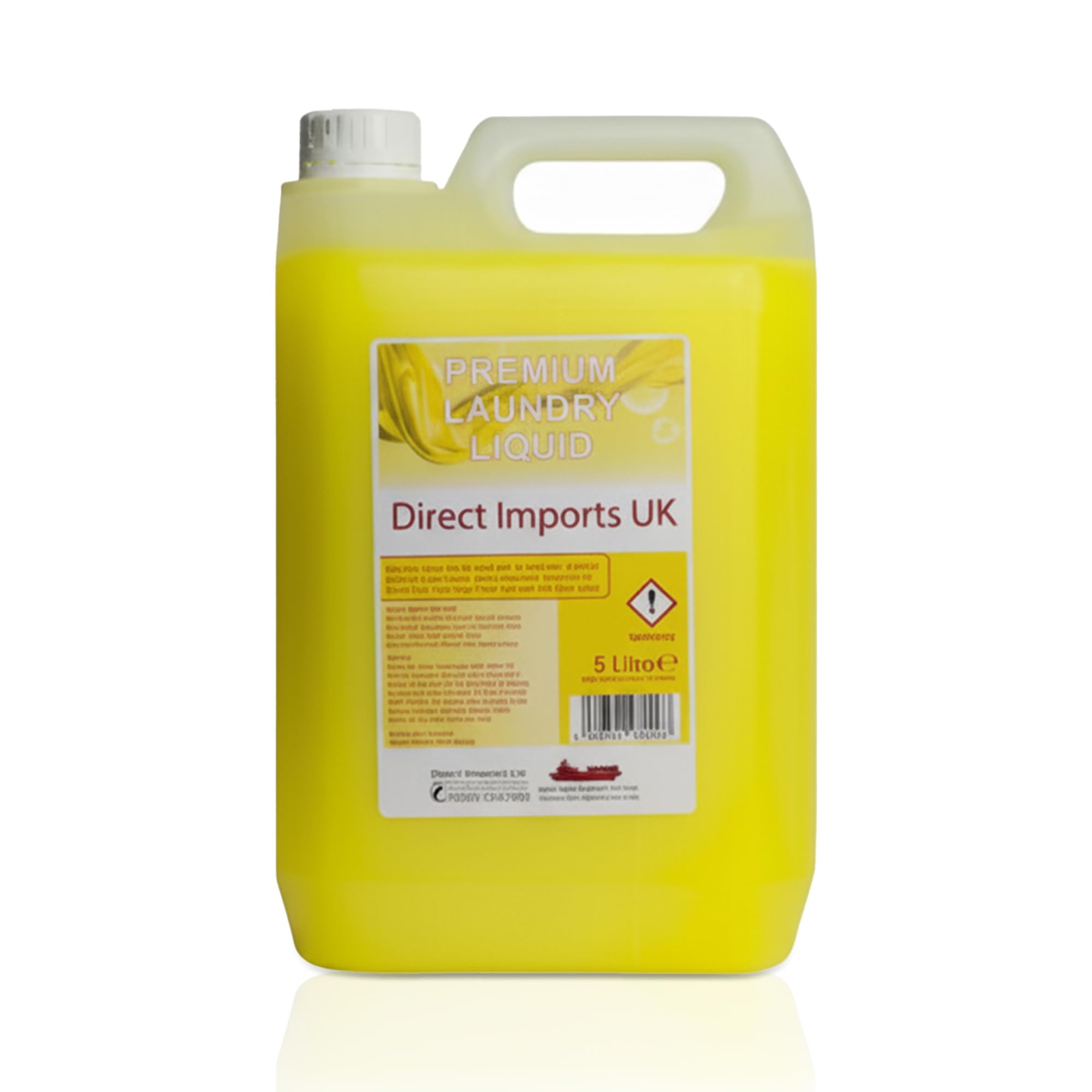 We Can Source It Ltd – Gentle Care Liquid Laundry Detergent with Strong Cleaning Action – For Clothes, Bedding, Towels – Suitable for Daily Washing – Unscented and Skin-Friendly - 5 Litre