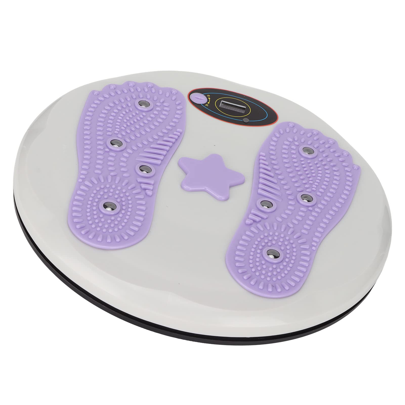Figure Trimmer Core Ab Twister Board para Ejercicio, Disco de Torsión de Cintura Electrónico Portátil, Masaje de Pies Contando Ab Tabla de Ejercicios para Fitness, Pérdida de Peso, Culturismo