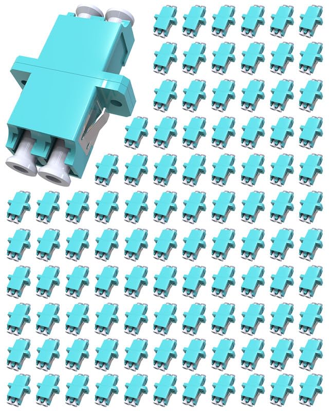 100 Pack Fiber Coupler LC to LC, Fiber Optic Adapter