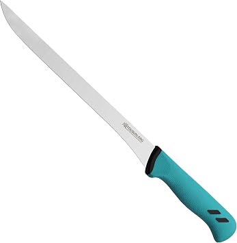 YOUSUNLONG Slicing Knife Ham Knife 10" 254mm - Premium High-carbon molybdenum steel blade - Spanish Style Meat and Ham Slicer - Ergonomic & non-slip handle