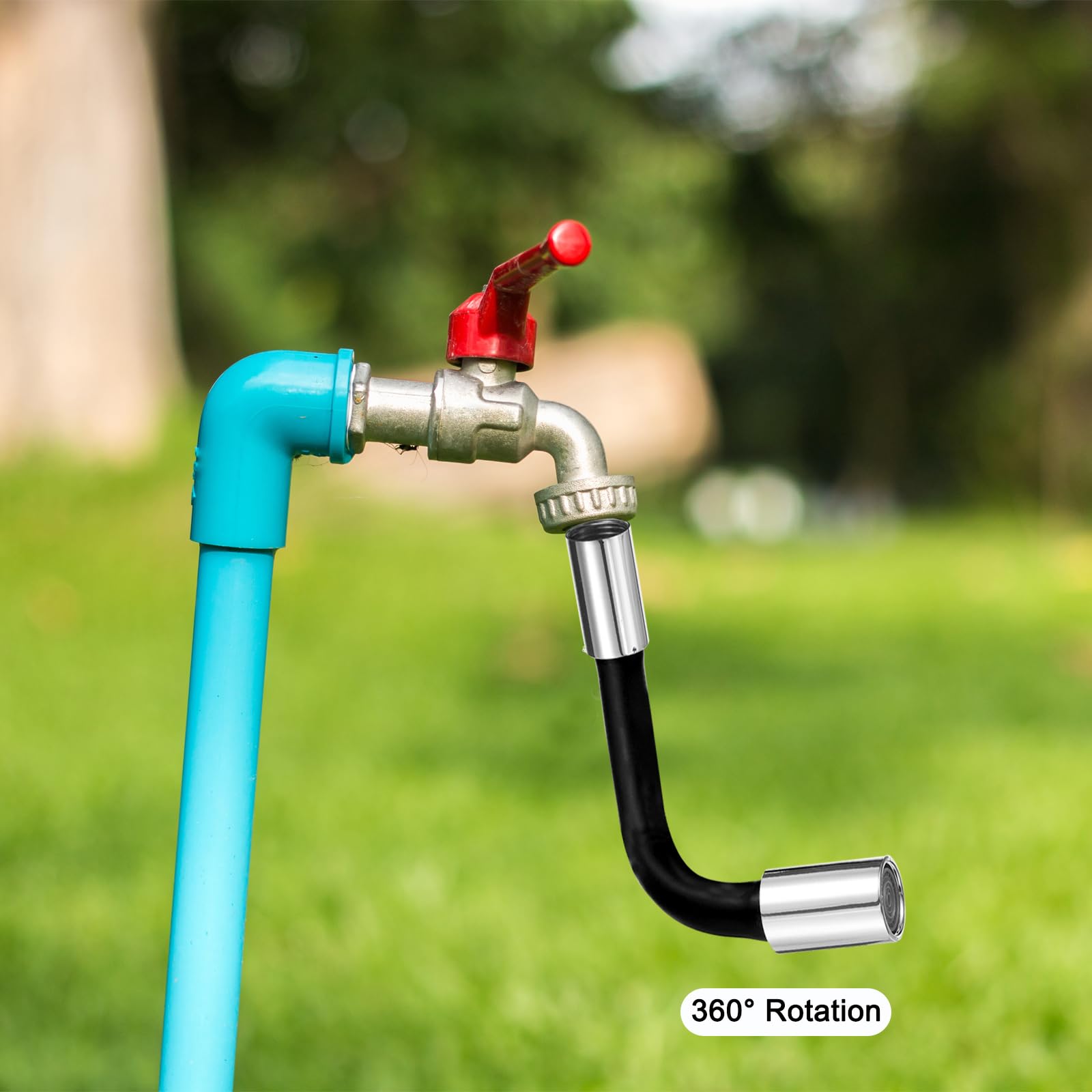 Prolunga Per Rubinetto Quarkzman - In Acciaio Inox, Lunghezza 57 Mm, Con Dado E Guarnizioni - Foto 2