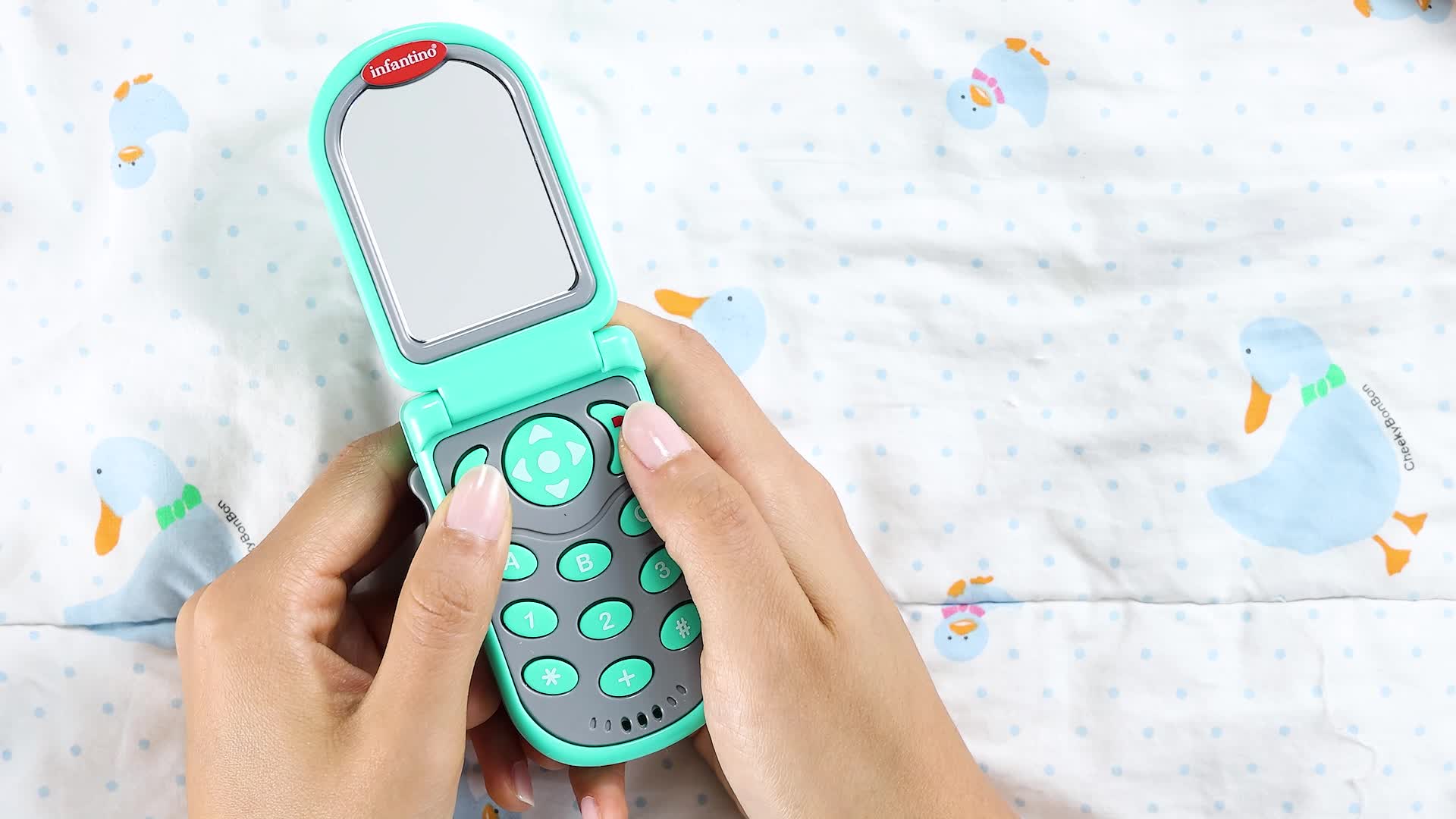 Infantino Flip And Peek Fun Phone, Teal : Amazon.ae: Toys