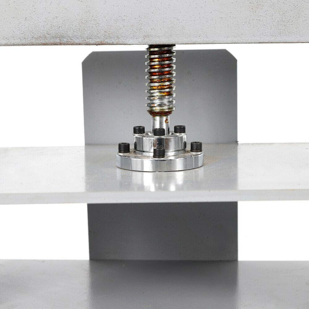 Professione Rilegatrice Spianatrice manuale in acciaio inox A4 con barra di bilanciamento Pressione massima 1500 kg Spianatura e formatura per fatture Libri contabili
