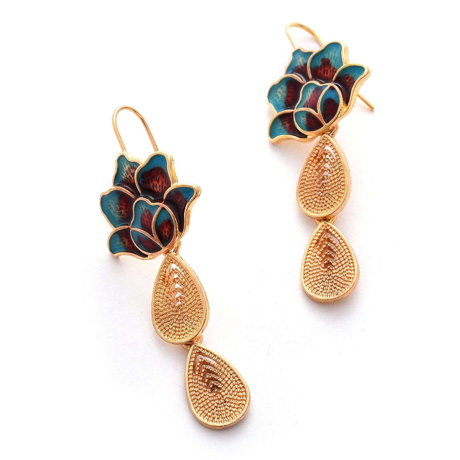 See full amazon price history chart for SOHI Gold Flower Top Drop Earrings for Women & Girls , jewellery for women , light weight earrings for women , Push Closure , modern , statement , trendy , gold plated , artificial earrings for women , western earrings , latest fashion SOHI Gold Flower Top Drop Earrings for Women & Girls , jewellery for women , light weight earrings for women , Push Closure , modern , statement , trendy , gold plated , artificial earrings for women , western earrings , latest fashion (B0B576WC52) Amazon Price History, Amazon Price Tracker