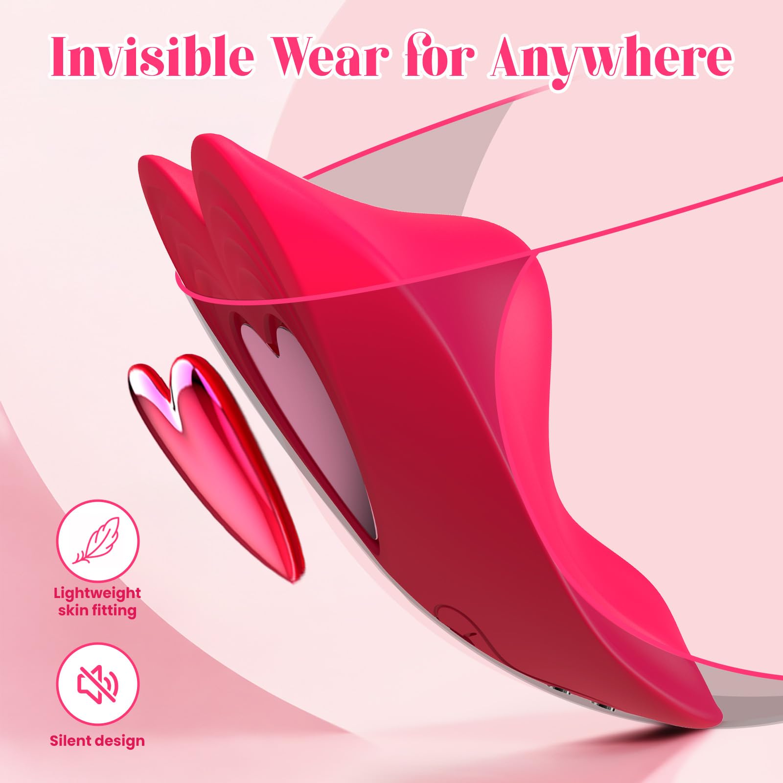 Sex Toýs Femme Couple Oeuf Vibrant Femme à Distance,Vibromasseur Clitoridien Portable Point G Sex Toys à Télécommande avec 10 Modes de Vibration Jouet Sexualité Couple (rouge)