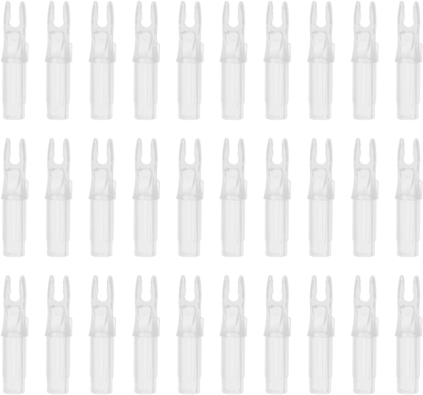 PATIKIL Archery Arrows Nocks 6.2mm, Plastic Insert Arrow Nock Replacement Arrow Tails for Shooting Compound Recurve