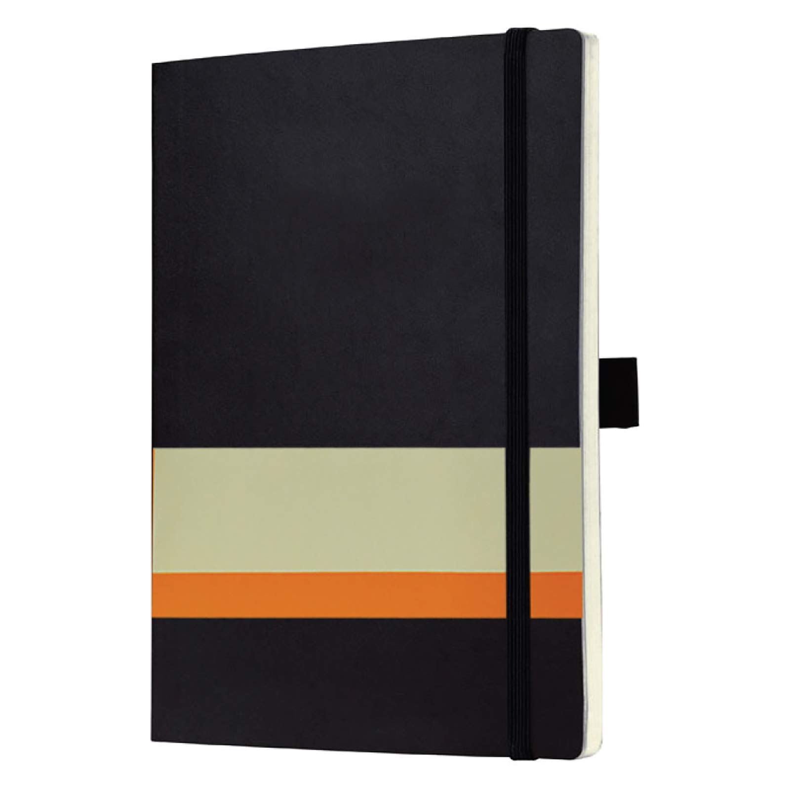 Santhome Classic Notebooks | A5, Softcover, Ruled/Linked Notebooks, Writing Pads, Dairies - 192 Pages (Black/SoftCover)