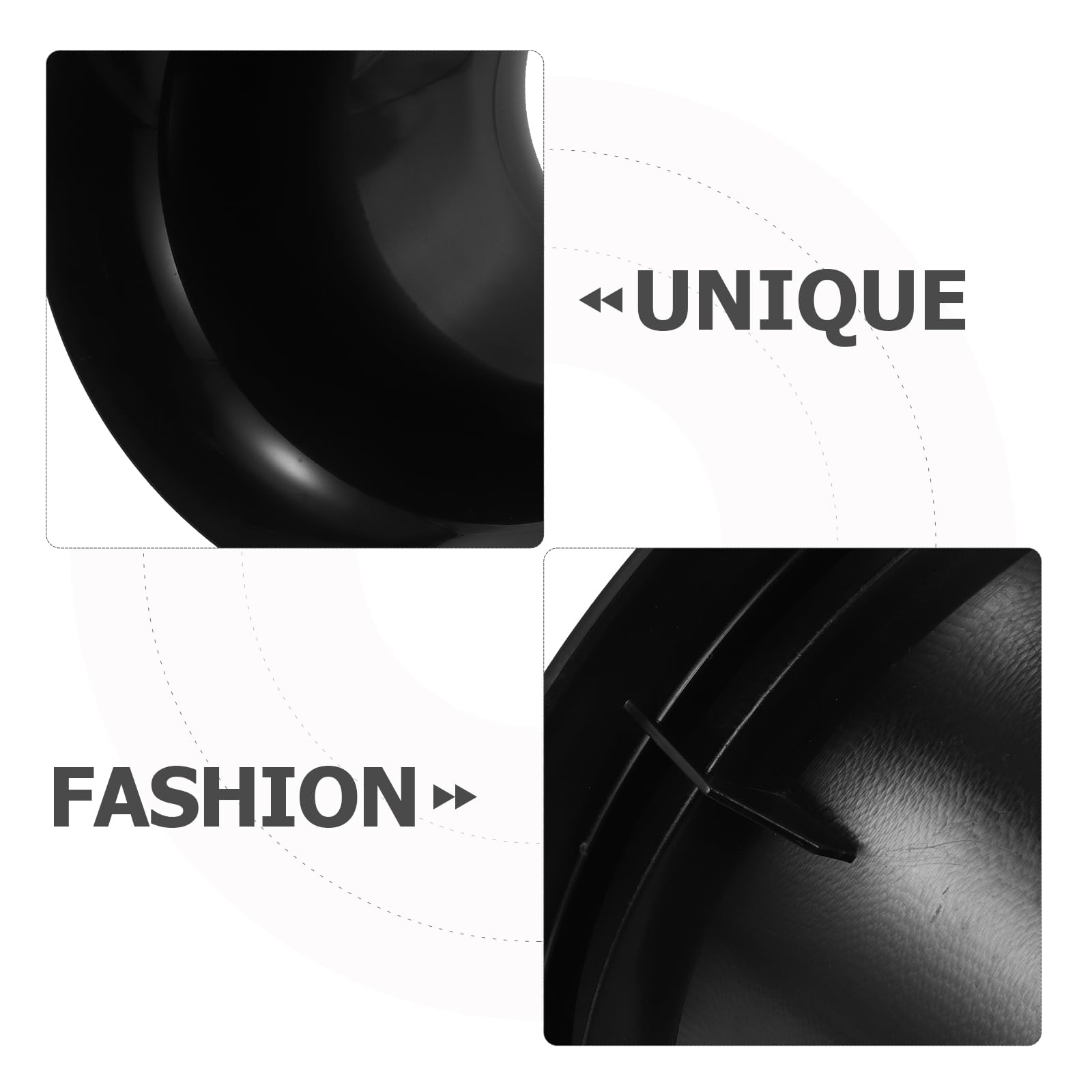 Housoutil Tube d'Évent Haut-Parleur 8 Pouces en Plastique Renforcé, Évent Bass-Reflex pour Caisson de Basses, Accessoire pour Enceinte Guitare, Utilisation en Salon et Studio