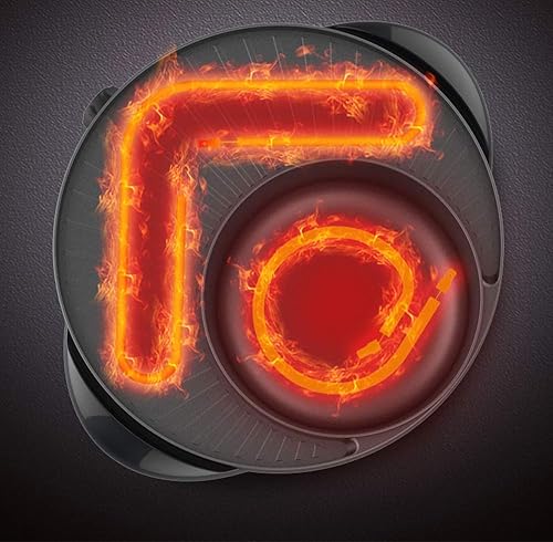 Miniatura 4 de Liven - Sartén eléctrica Shabu Shabu hot pot, DHG-233A & DHG-263A & HG-301AY y HG-301BY, Negro