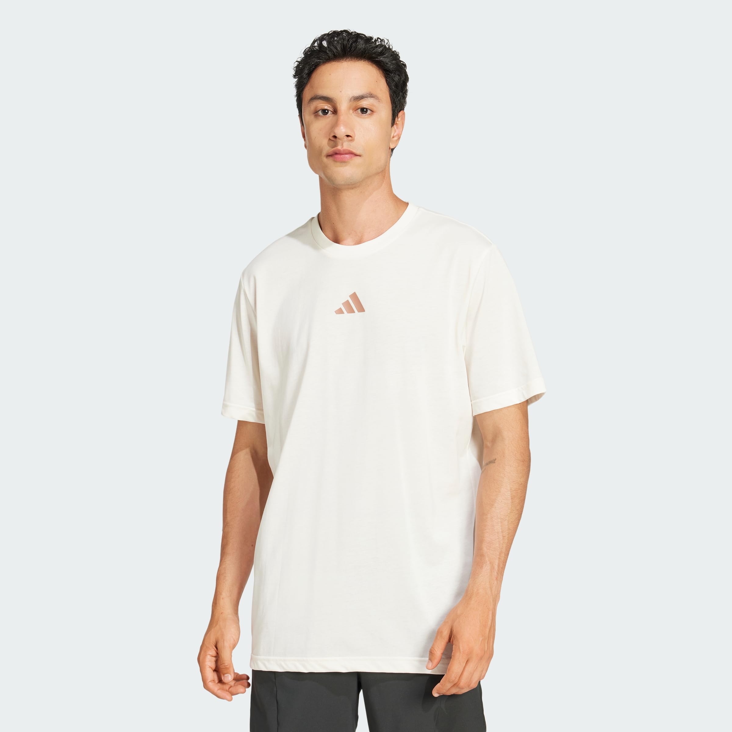 adidas Men's Climacool One Rep at A Time Training Graphic T-Shirt, Chalk White, XL